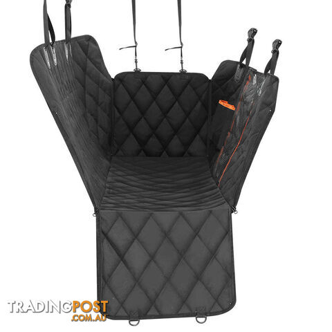 i.Pet Pet Car Seat Cover Dog Protector Hammock Back Waterproof Belt Non Slip Mat - PET-COVER-132X140-BK - photo 3 of 9