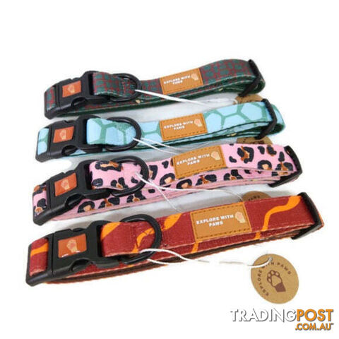 Designer Dog Collars by Explore with Paws - EWPCOLXSPNKY