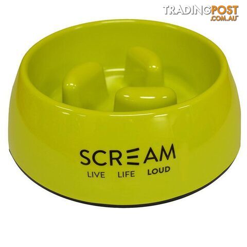 Scream Round Slow-Down Pillar Bowl Loud Green - PPP-49-SB04061