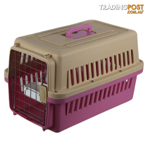 YES4PETS New Medium Dog Cat Rabbit Crate Pet Airline Carrier Cage With Bowl &...