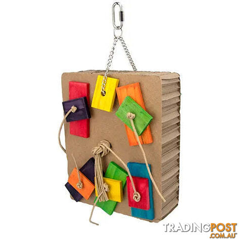 BIRD TOY DESTRUCTIVE - SHREDZ PARTY BOX - BAINBRIDGE - BB-A8461