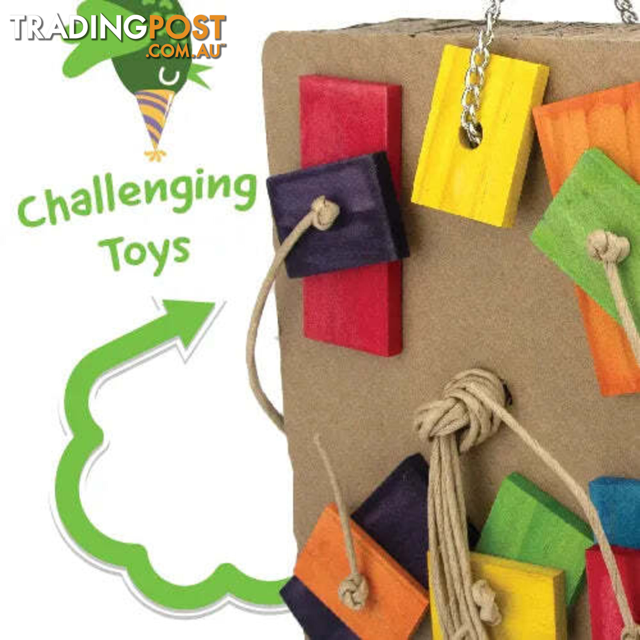 BIRD TOY DESTRUCTIVE - SHREDZ PARTY BOX - BAINBRIDGE - BB-A8461