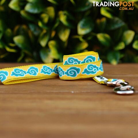Cloud Dog Lead - Leash - Hand Made by The Bark Side - TBSLDCLDYEL251.8 - photo 3 of 6