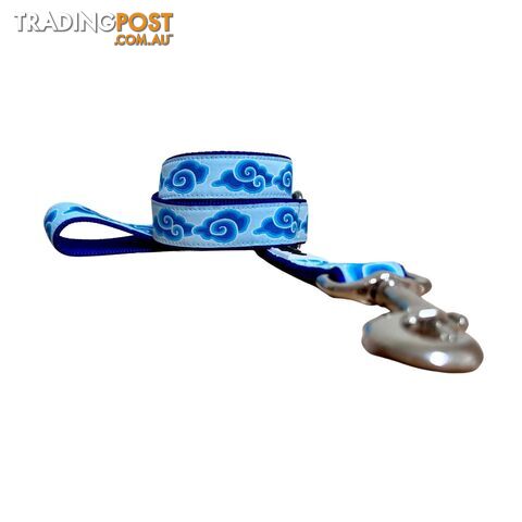 Cloud Dog Lead - Leash - Hand Made by The Bark Side - TBSLDCLDYEL251.8