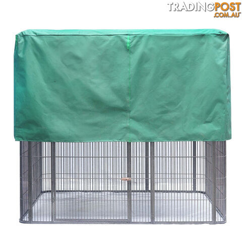 YES4PETS XXXXL Walk-in Bird Cat Dog Chicken Rabbit Cage Pet Parrot Aviary Perch 219x158x203cm With Green Cover - V278-GB15786 - photo 4 of 10