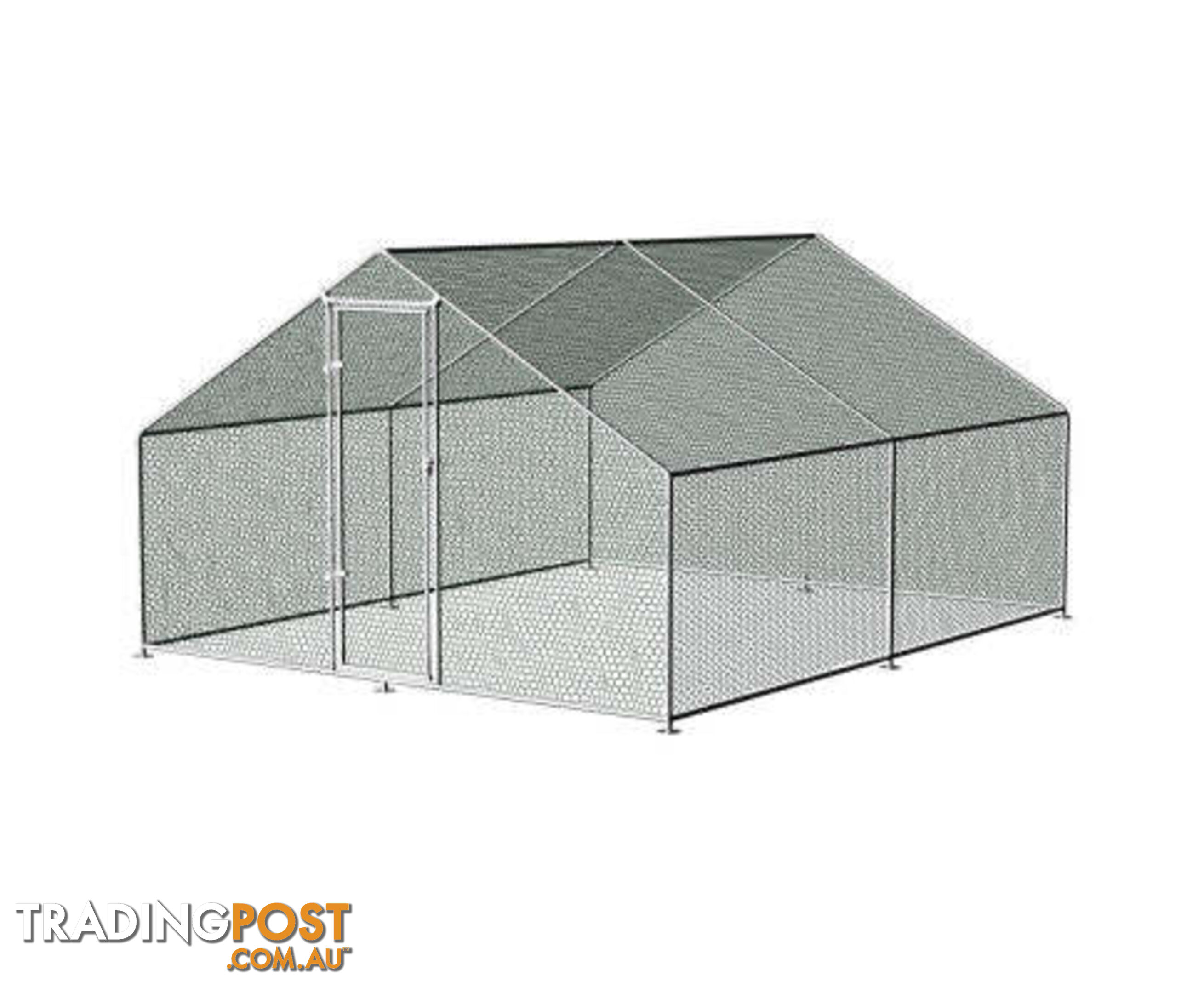 i.Pet Chicken Coop Cage Rabbit Run Hutch Large Walk In Hen House with Cover - PET-CHICK-CAGE-B-3X6