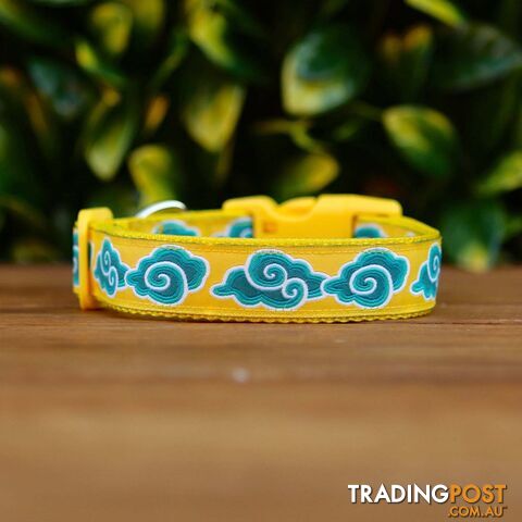 Cloud Dog Collar - Hand Made by The Bark Side - TBSCLDLGEPNK - photo 3 of 15