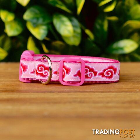 Cloud Dog Collar - Hand Made by The Bark Side - TBSCLDLGEPNK - photo 5 of 15