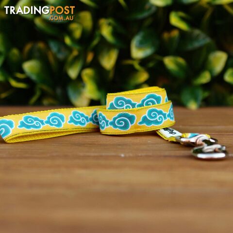 Cloud Dog Lead - Leash - Hand Made by The Bark Side - TBSLDCLDYEL201.8 - photo 3 of 6