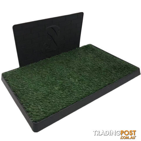 YES4PETS XL Indoor Dog Puppy Toilet Grass Potty Training Mat Loo Pad with 3...