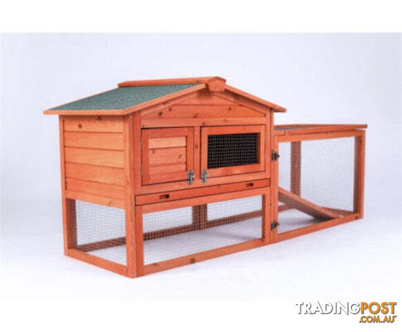 YES4PETS Wooden Rabbit Hutch - Guinea Pig Cage - V278-RH317