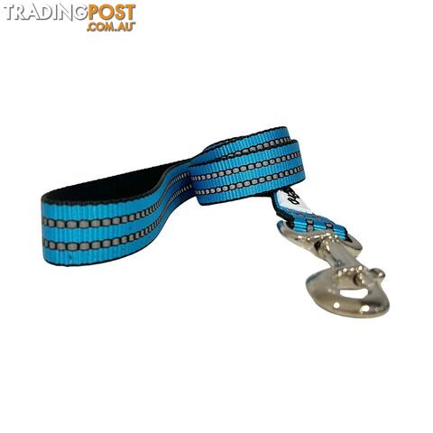 Reflective Dog Lead / Leash - Hand Made by The Bark Side - TBSLDREFRED251.5
