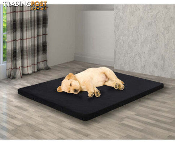 Pet Bed Mattress Dog Cat Memory Foam Pad Mat Cushion 110CM XL - V63-833431