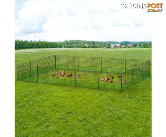 i.Pet Poultry Chicken Fence Netting Electric wire Ducks Goose Coop - PET-CF-50X125-BK