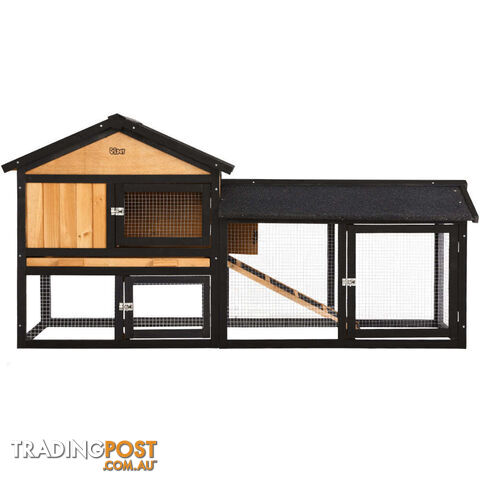 i.Pet Chicken Coop Rabbit Hutch 165cm x 43cm x 86cm Extra Large Run House Cage Wooden Outdoor - PET-GT-R036L-180 - photo 4 of 8