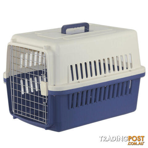 YES4PETS New Medium Dog Cat Rabbit Crate Pet Airline Carrier Cage With Bowl &...