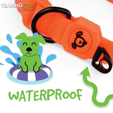 WATERPROOF DOG COLLARS - BAINBRIDGE - BB-A7273-ORG