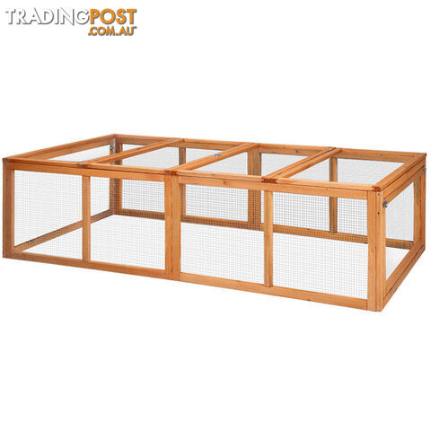 i.Pet Chicken Coop Rabbit Hutch 180cm Extra Large Wooden Chicken House Run XL Hen Cage - PET-GT-RR-4 - photo 3 of 8