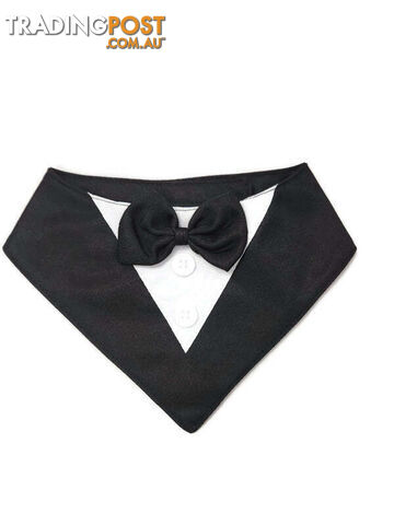 Dog Bandana Tuxedo - Dapper Style for Your Pup - TMTUXXS