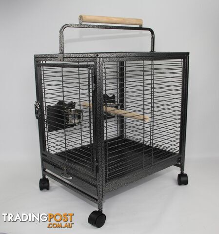 YES4PETS Small Bird Transport Budgie Cage Parrot Aviary Carrier With Wheel - V278-TT16 - photo 4 of 6
