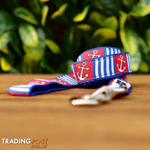 Nautical Dog Lead - Leash - Hand Made by The Bark Side - TBSLDNAU251.5 - photo 2 of 3