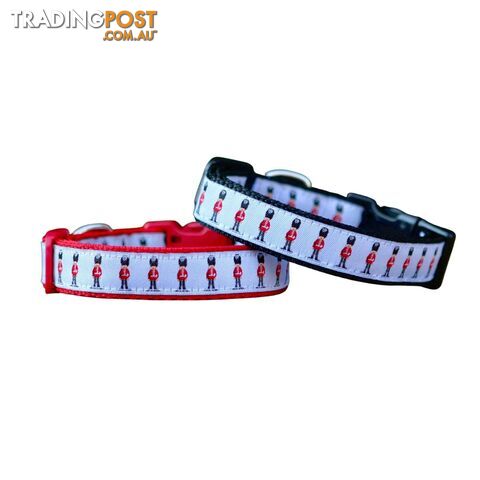 Beefeaters Dog Collar - Hand Made by The Bark Side - TBSBEEXSBLK