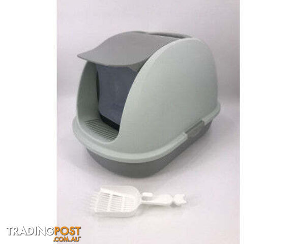 YES4PETS XL Portable Hooded Litter Box/House with Charcoal Filter and Scoop - V278-MSP-0008-PINK