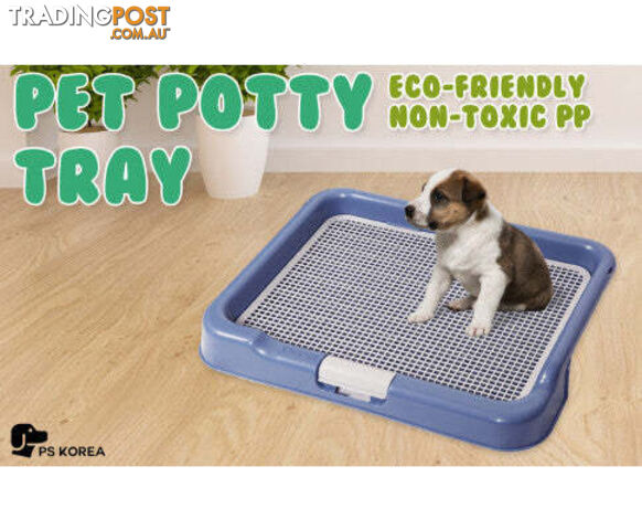 PS KOREA Dog Potty Tray Training /Toilet Portable T3 - V274-PET-POTT3-BU