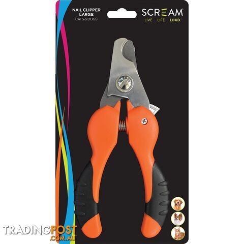 Scream NAIL CLIPPER Loud Orange - Large 16cm - PPP-35-SG03589-LOR