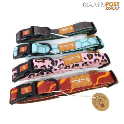 Designer Dog Collars by Explore with Paws - EWPCOLLPNKY