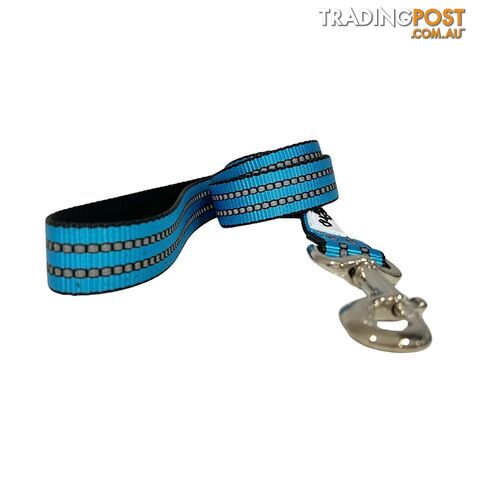 Reflective Dog Lead / Leash - Hand Made by The Bark Side - TBSLDREFPUR251.2 - photo 1 of 10