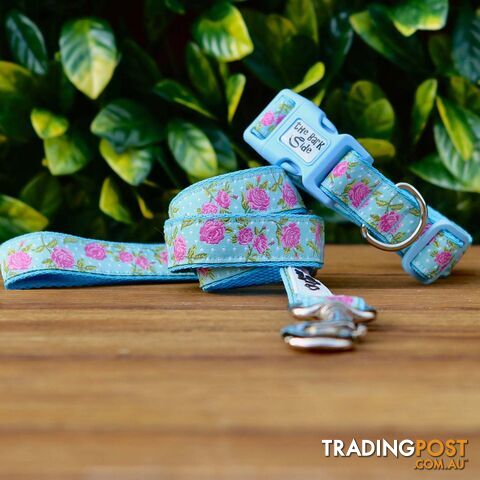 Rose Dog Lead / Dog Leash - Hand Made by The Bark Side - TBSLDROSPNK251.2 - photo 4 of 4