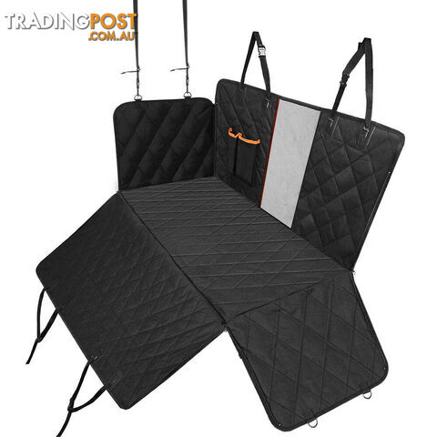 i.Pet Pet Car Seat Cover Dog Hammock Protector Back Waterproof Belt Non Slip Mat - PET-COVER-137X147-BK - photo 3 of 9