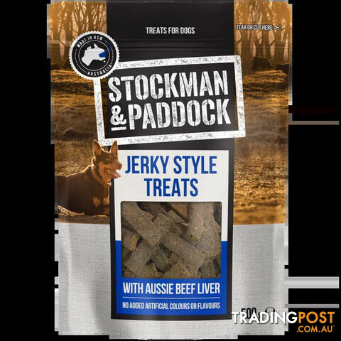Stockman & Paddock Aussie Beef Jerky Style Treats 500g - WPSDTS6100