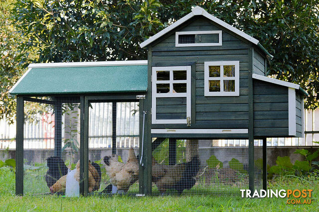 YES4PETS XL Chicken Coop Rabbit Hutch Guinea Pig Cage Ferret House -...