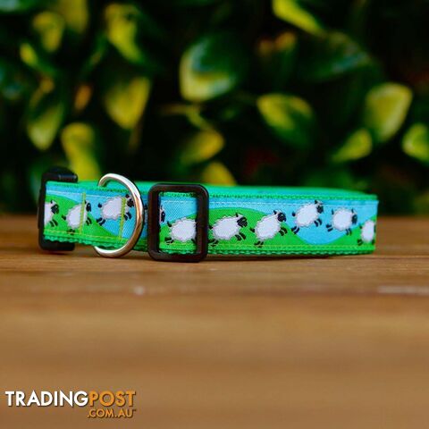 Counting Sheep Dog Collar - Hand Made by The Bark Side - TBSCOUXS - photo 3 of 5