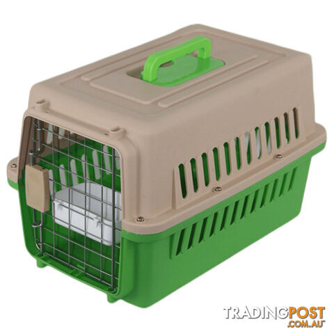 YES4PETS New Medium Dog Cat Rabbit Crate Pet Airline Carrier Cage With Bowl &...