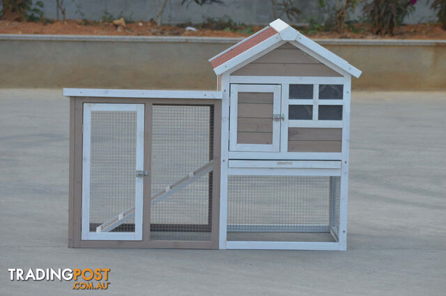 YES4PETS Rabbit Hutch Small Ferret Guinea Pig Cage Hen Chook Cat Kitten House -...
