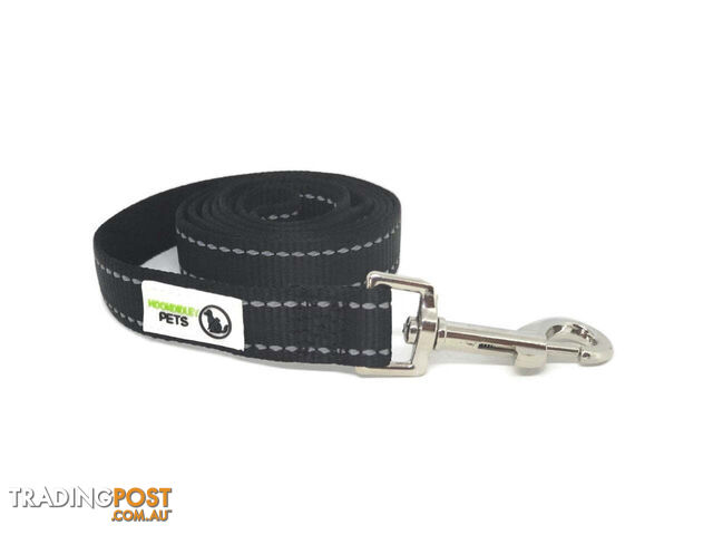 2m Nylon w/Reflective Stitching Dog Lead - Moondidley Pets - MDPLDREFTUR202