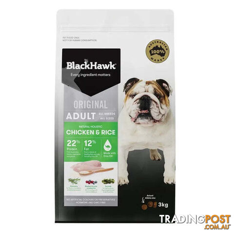 BLACK HAWK ADULT CHICKEN & RICE