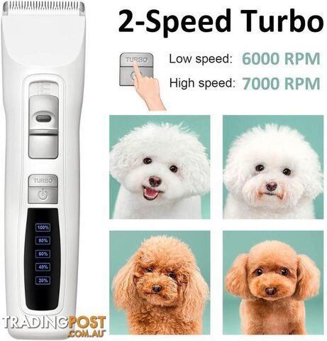 YES4PETS Pet Electric Dog Pet Clipper Kit Blade Set Cat Animal Hair Grooming...