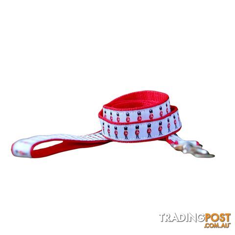 Beefeaters Dog Lead / Leash - Hand Made by The Bark Side - TBSLDBEERED201.2