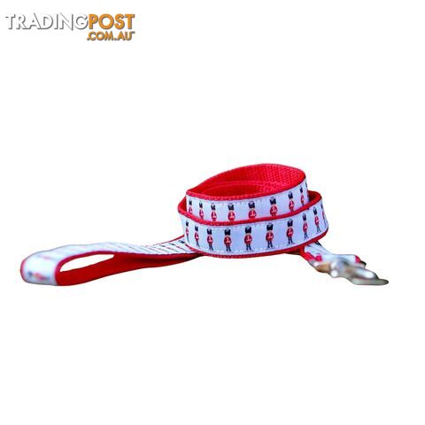 Beefeaters Dog Lead / Leash - Hand Made by The Bark Side - TBSLDBEERED201.5