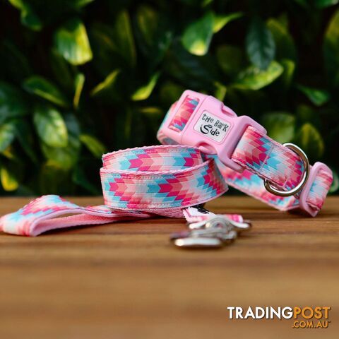 Geometric Arrows Dog Lead / Leash - Hand Made by The Bark Side - TBSLDGARBBL251.5 - photo 2 of 4