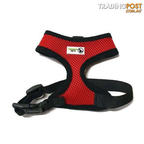 Pet Harness Soft Air Mesh Padded Adjustable  - Moondidley Pets - MDPHARMESMGRN