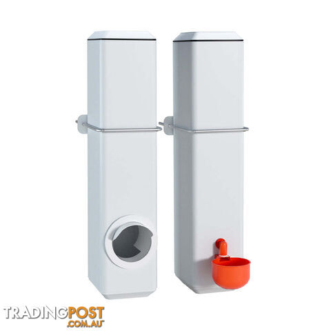 Giantz Chicken Feeder 4L Water Dispenser Automatic Waterer - FIK-FEEDER-PL-4L-WH - photo 3 of 7