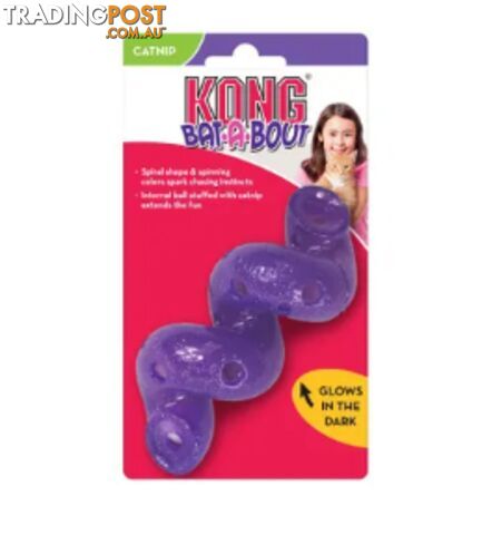 KONG Bat A Bout Cat Spiral Toy - WPS-CAK2882