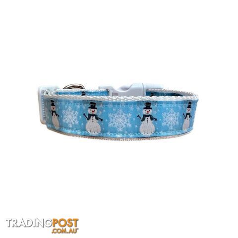 Christmas Dog Collar / Reindeer / Santa - Hand Made by The Bark Side - TBSCHRXSREI - photo 2 of 15
