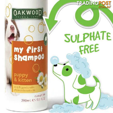 OAKWOOD PET SHAMPOO - PUPPY & KITTEN 280ML - BAINBRIDGE - BB-A7162