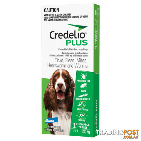 Credelio Plus Ticks, Fleas, Mites, Heartworm, and Worms - EDACPDL1